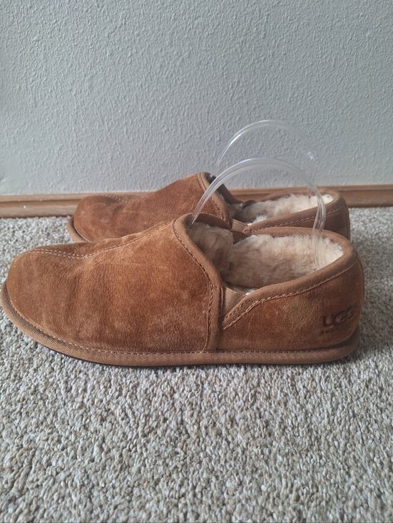 UGG Australia Scuff Romeo II Men\'s Size 10 Slippers Brown Suede Sheepskin 5650 main image 8